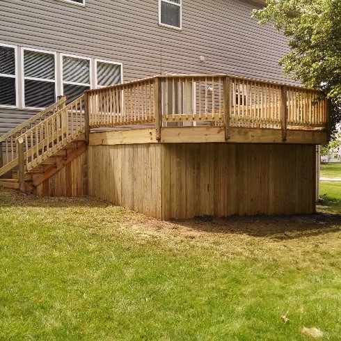 What the deck looked like when it was done