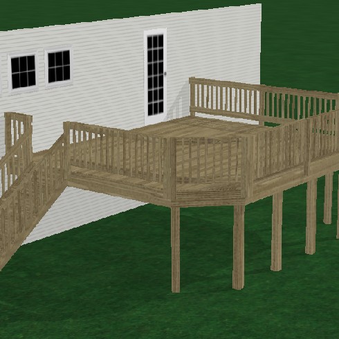 What we purposed for the deck; before it was built